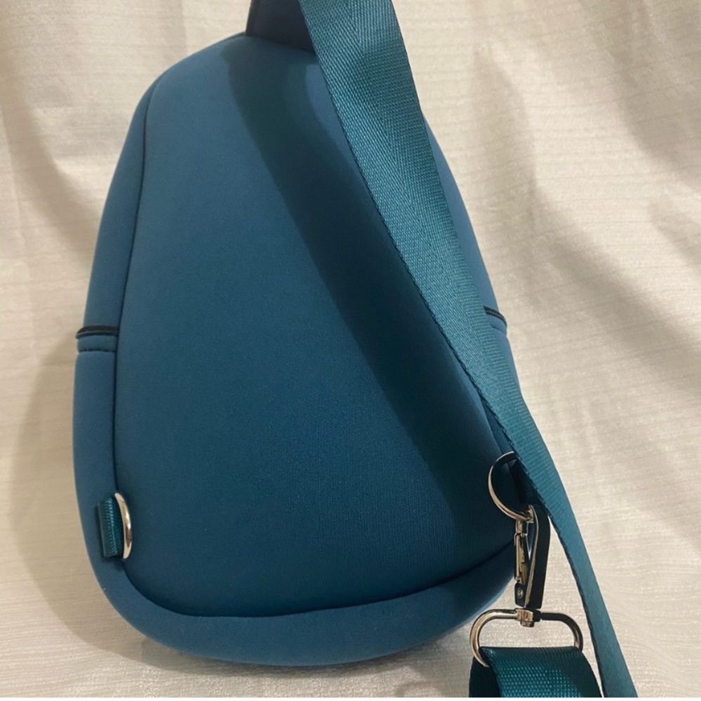 K Carroll Shelly Teal sling crossbody bag - Picture 6 of 10